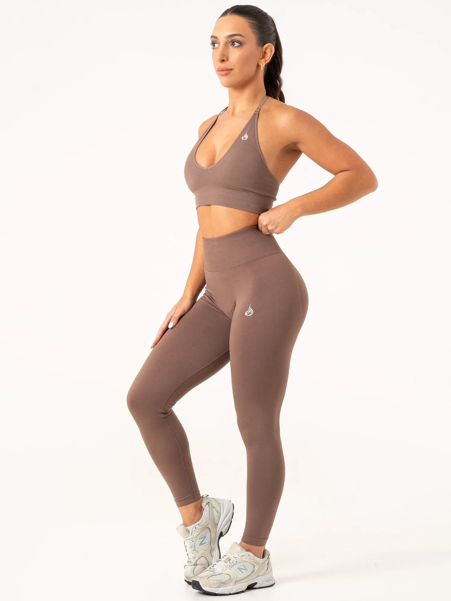 Lift BBL Scrunch Seamless Leggings - Espresso