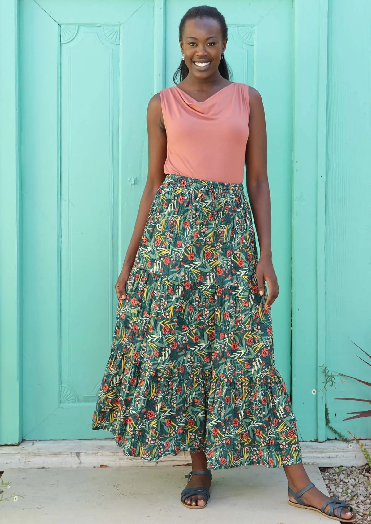 Maxi Skirt Forest Flower