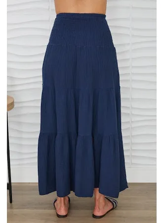 MOLLY GAUZE MAXI SKIRT