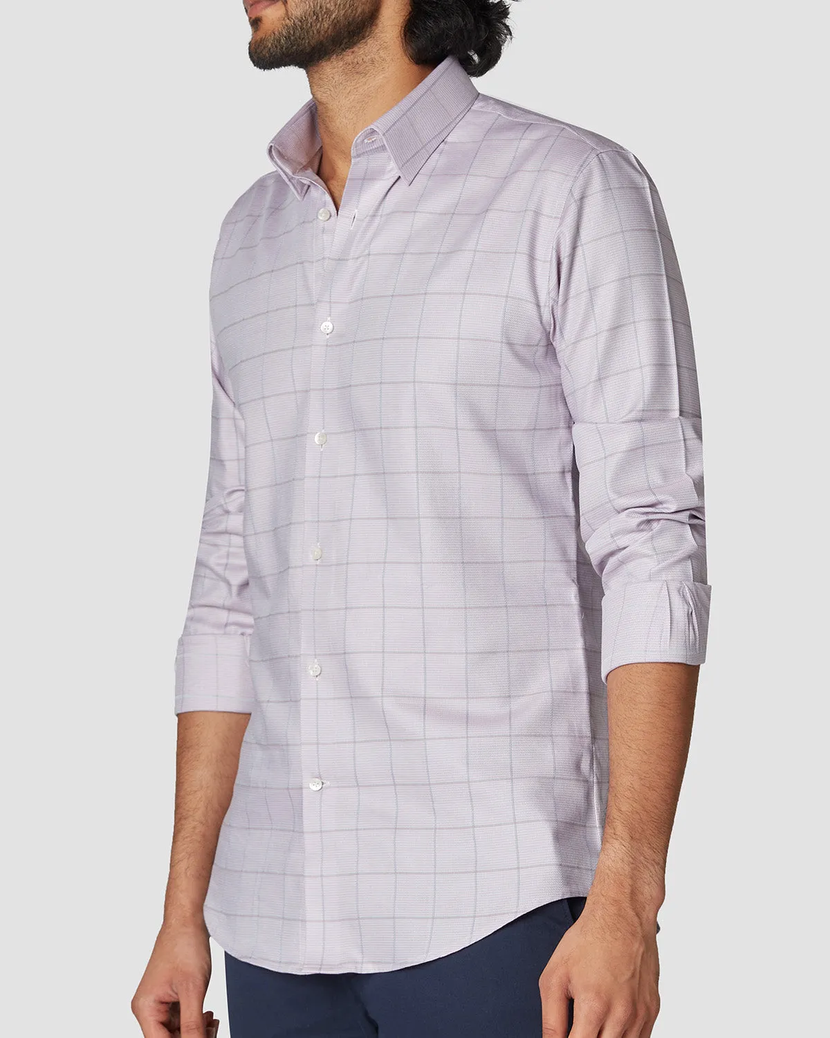 Monti Rose Pane Checked Shirt