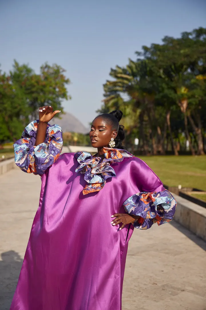 Nefertiti’ Kaftan with Oversized Cuffs