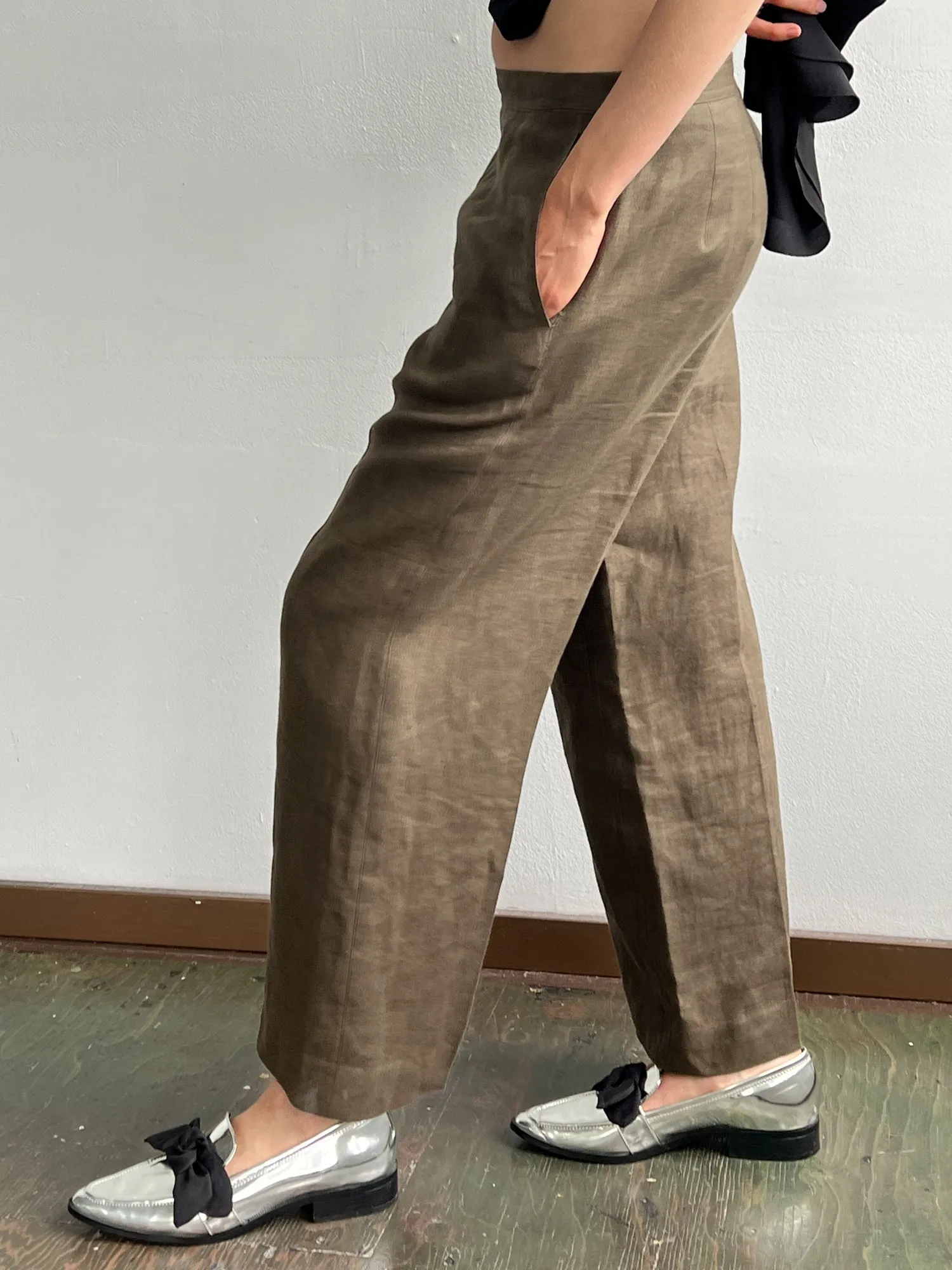 Nutmeg Linen Trousers (M)