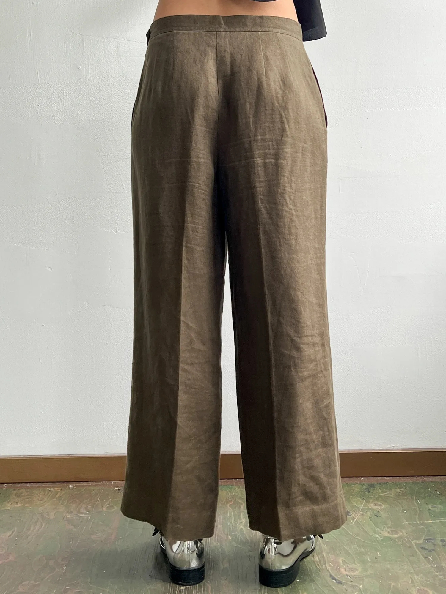 Nutmeg Linen Trousers (M)