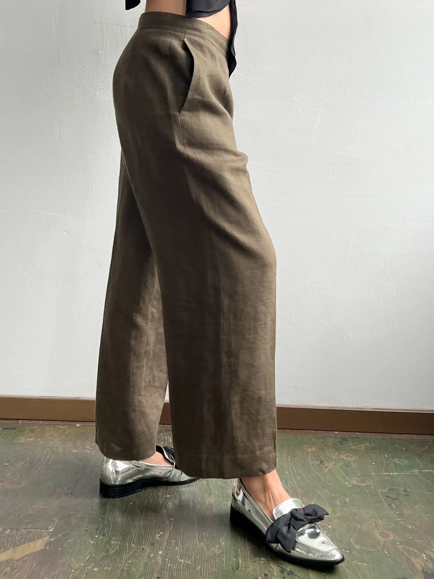 Nutmeg Linen Trousers (M)