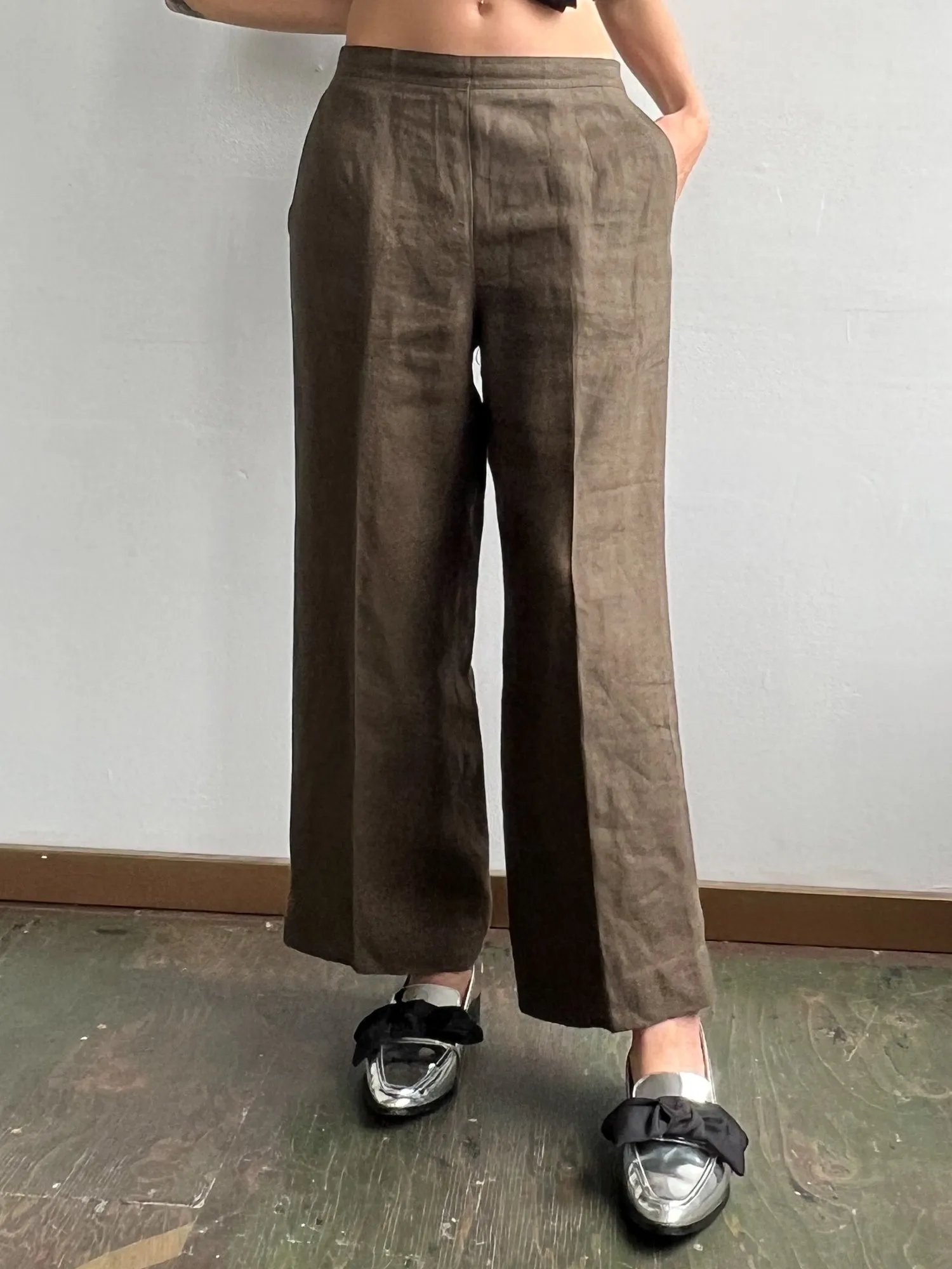 Nutmeg Linen Trousers (M)