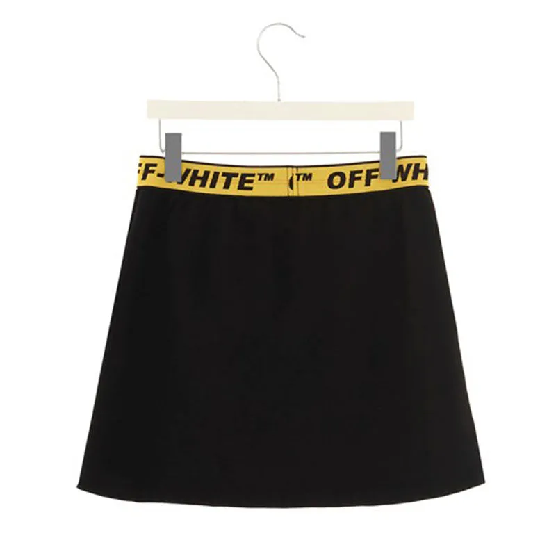 OFF-WHITE Logo Elastic Skirt