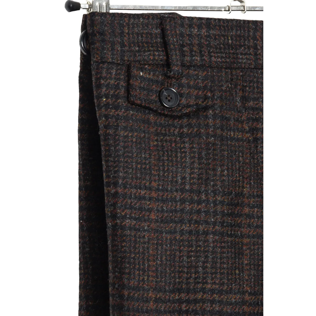 Oliver Spencer Fishtail Trousers Halifax brown/charcoal