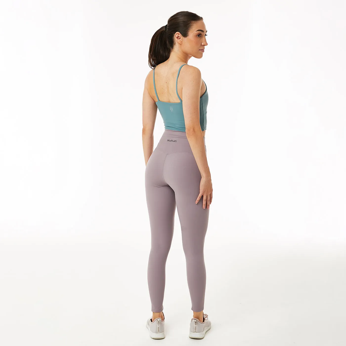 Olivia High Waisted Legging - Grey Purple