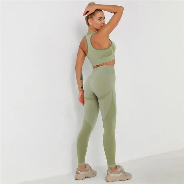 Ombre Leggings-Loden Forest