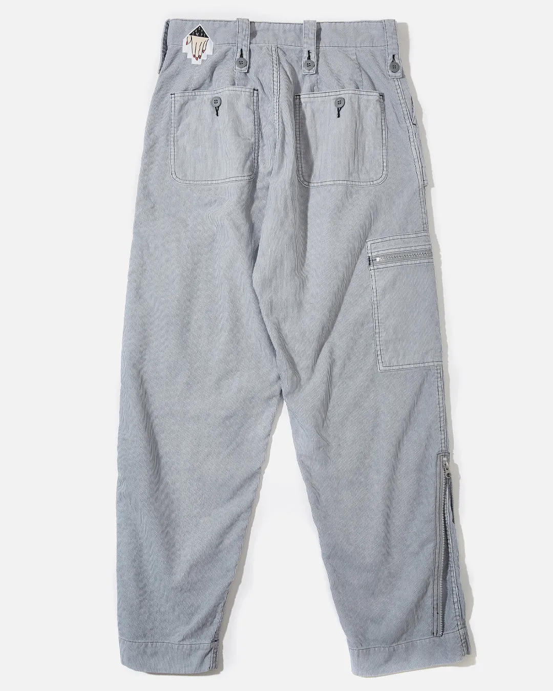 Overdye Cord Yossarian Pants #5 - Grey