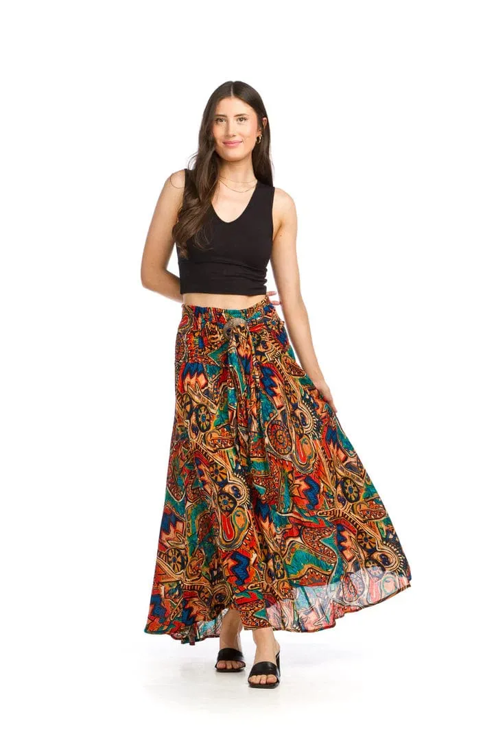 Papillon Abstract Print Skirt - 14906