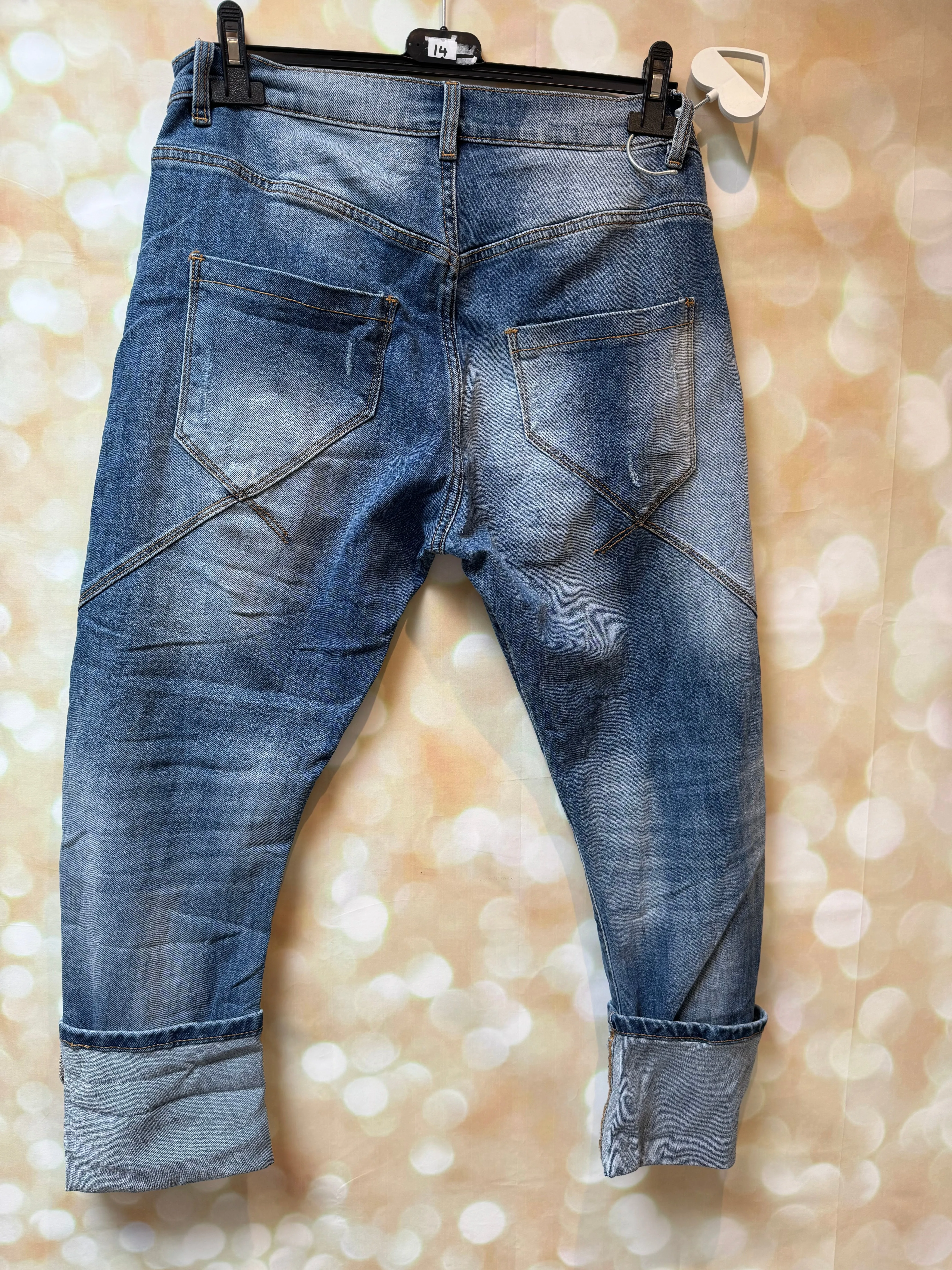 Patch Denim Jeans