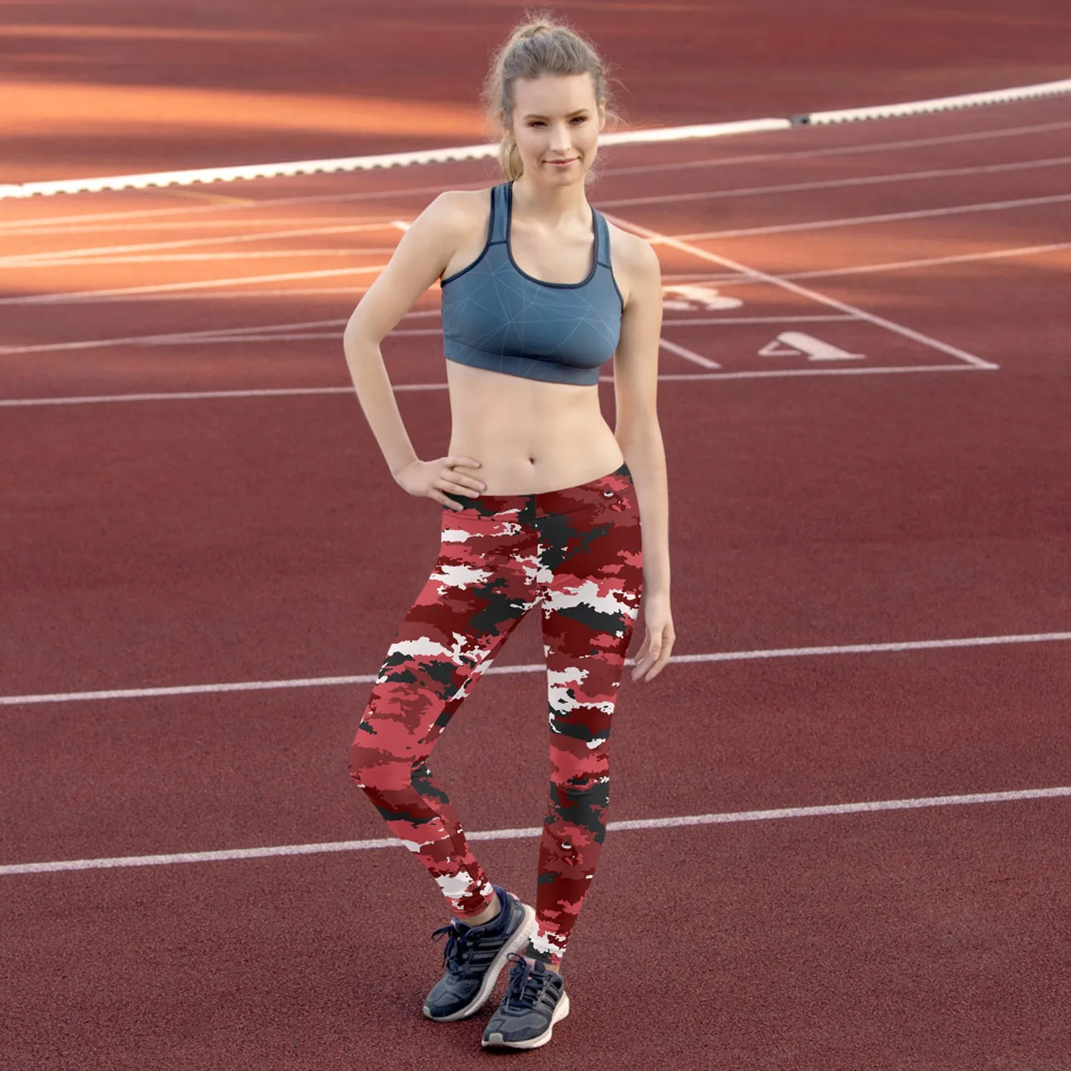 Red Camo Leggings