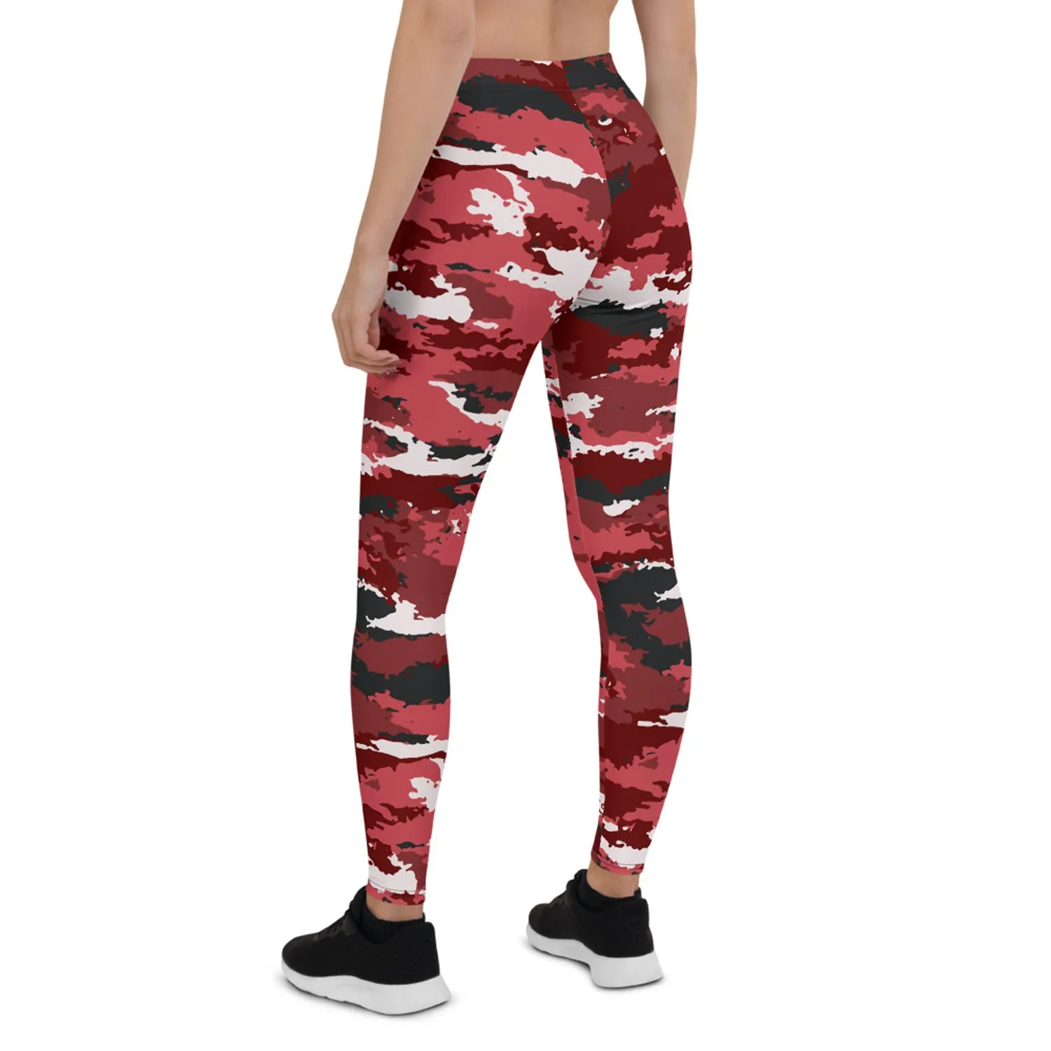 Red Camo Leggings