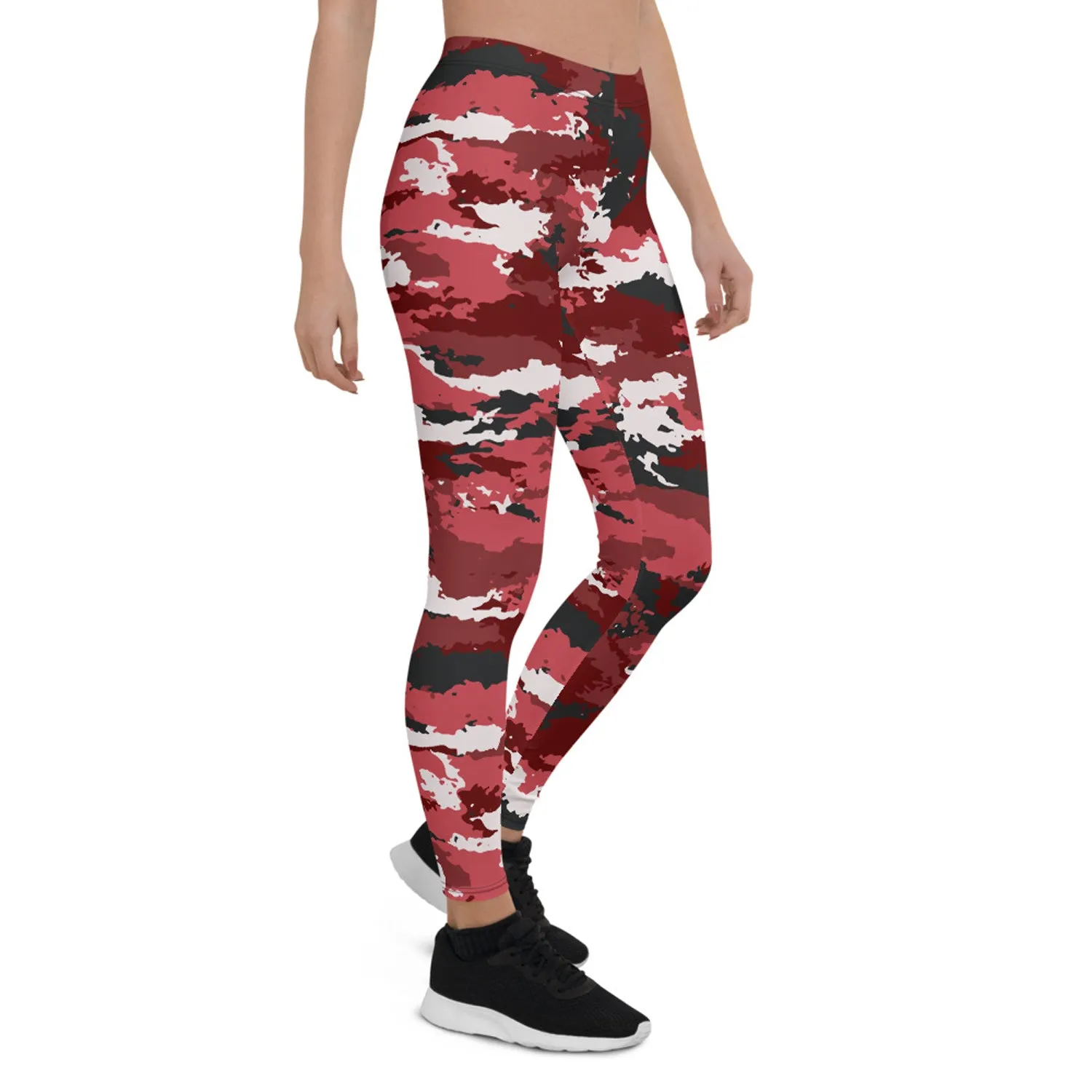 Red Camo Leggings