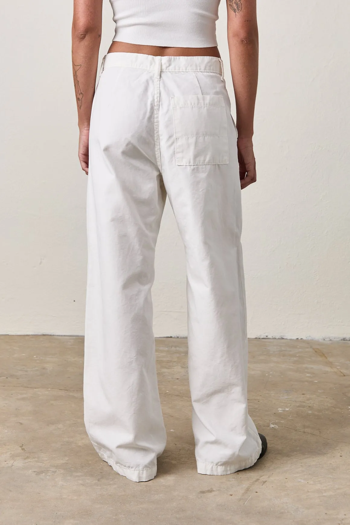 RYAN TROUSER / SOFT WHITE