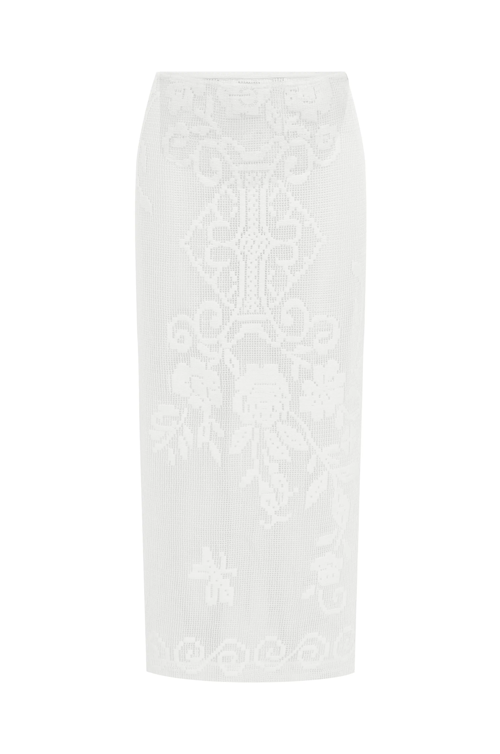 Saint Midi Skirt | White