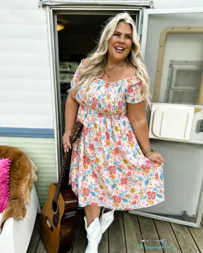 Spring Hadley Floral Smock Dress