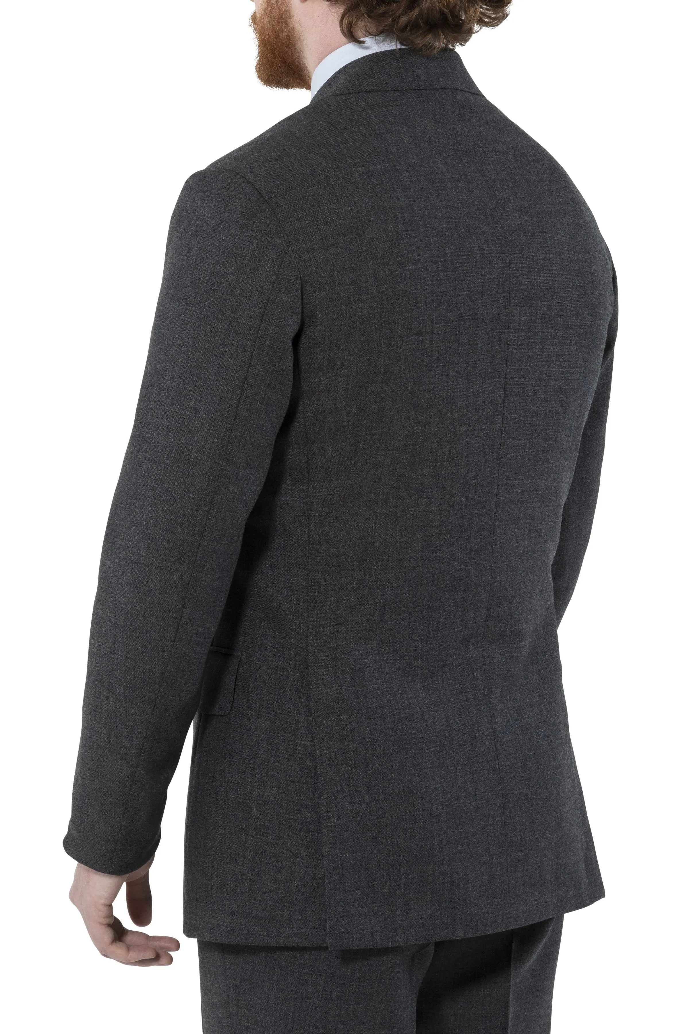 The Armoury Model 3A Grey Wool Harbour Breeze Suit