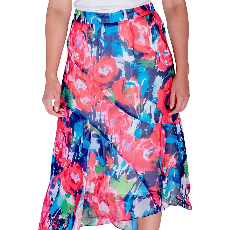 The Poppy High Low Midi Skirt