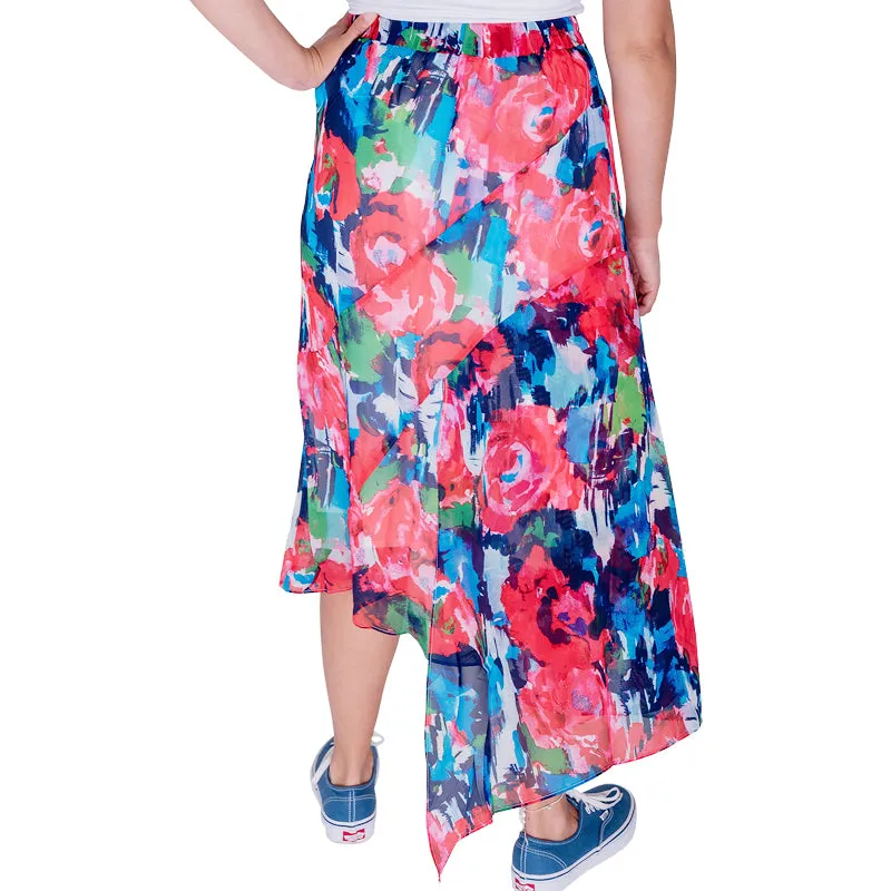 The Poppy High Low Midi Skirt