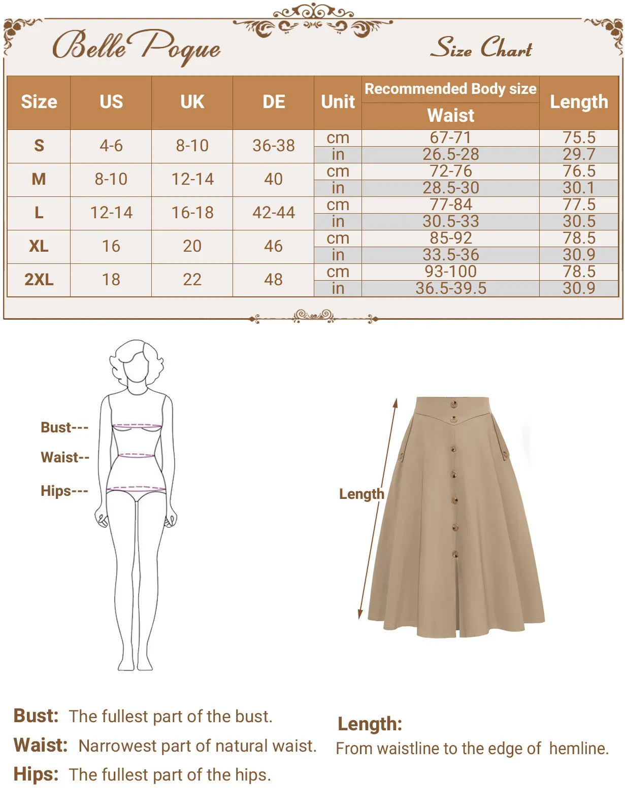 Vintage A-Line Skirt Midi Skirt Casual Skirt High Waisted Midi Party Skirt Basic A-Line Stretchy Flared Skirt Swing Skirt