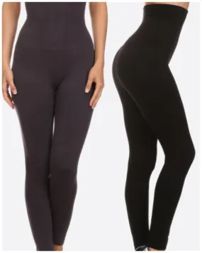 Yelete Live In High Waisted Compression Tummy Control Leggings Reg